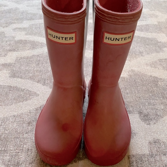 Hunter Shoes Red Hunter Rain Boots Toddler Sz 7 Poshmark